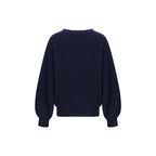 Khaite Blue Cashmere Sweater