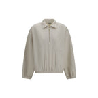 Darkpark Beige Polyester Sweatshirt