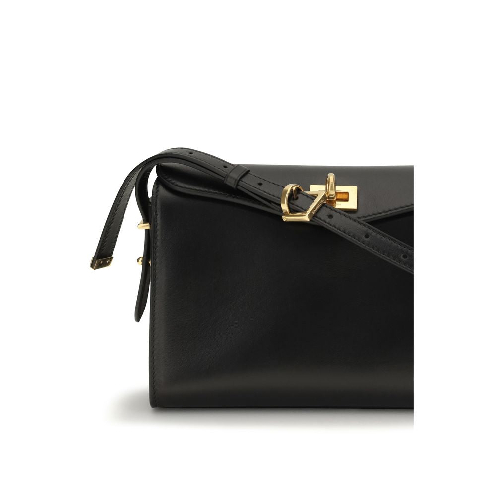 Balenciaga Black Lamb Ovis Aries Shoulder Bag