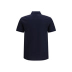 Burberry Blue Cotton Polo Shirt