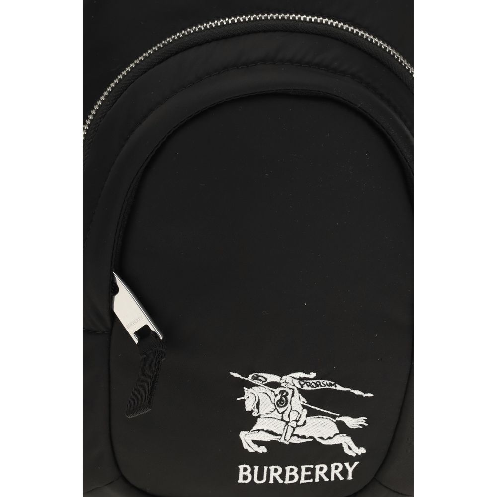 Burberry Black Fabric Shoulder Bag