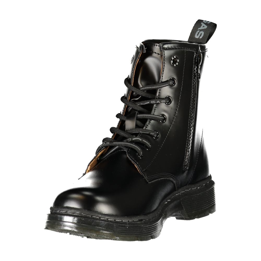 Gas Black Polyurethane Women's Boot