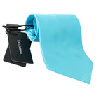 Dolce & Gabbana Light Blue Wide Mens Necktie Accessory 100% Silk Tie