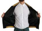 Dolce & Gabbana Black YEAR OF THE PIG Bomber Jacket