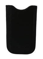 John Galliano Black Leather Multifunctional Men ID Bill Card Holder Wallet