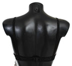 Roberto Cavalli Black Pink Lace Push Up Bra Underwear