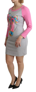Moschino Gray My Little Pony Top Sweater Dress
