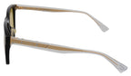 Diesel Black Frame DL0330-D 01E 57 Yellow Transparent Lenses Sunglasses