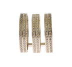 Nialaya Authentic Womens Clear CZ 925 Sterling Silver Ring