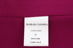 Barbara Casasola Purple Silk Sleeveless Blouse Top
