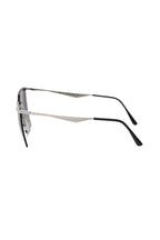 Frankie Morello Silver Metallic Women's Sunglass