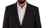 Domenico Tagliente Gray Polyester Single Breasted Formal Suit