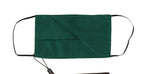 Dolce & Gabbana Green Silk Pleated Elastic Ear Strap Face Mask