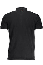 Napapijri Black Cotton Polo Shirt
