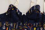 Dolce & Gabbana Blue Sailor Motive Tank Top
