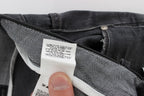 Acht Gray Cotton Regular Low Fit Jeans