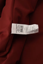 Dolce & Gabbana Red Wool Double Breasted Coat Jacket