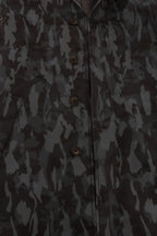 Dolce & Gabbana Blue Camouflage Trench Trench
