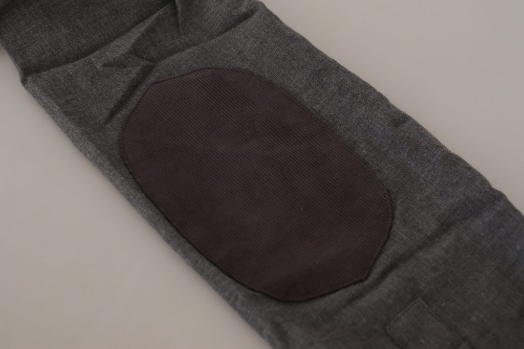 Costume National Dark Gray Cotton Casual Mens Shirt