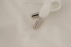 Dolce & Gabbana White Hoodie Pullover Embroidered Sweater