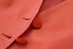 Dolce & Gabbana Orange Sleeveless Waistcoat Cropped Vest Top