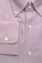 Robert Friedman Red Cotton Men's Shirt