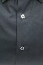 Robert Friedman Black Cotton Men's Shirt