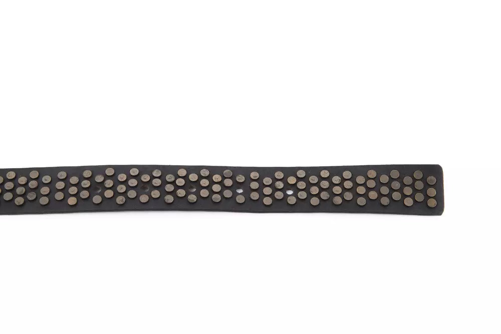 BYBLOS "Black Cowhide Women Belt"