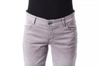 BYBLOS Gray Cotton Women's Pant