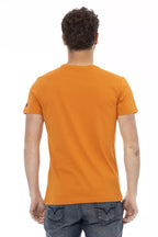 Trussardi Action Orange Cotton Men's T-Shirt
