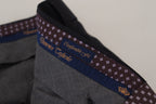 Domenico Tagliente Black Tapered Dress Formal Pants