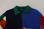 Dolce & Gabbana Multicolor Stripes Wool Pullover Sweater