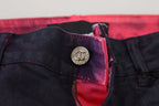 Just Cavalli Black Low Waist Slim Fit Women Casual Denim Jeans