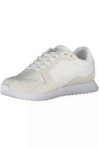 Tommy Hilfiger White Polyester Sneaker
