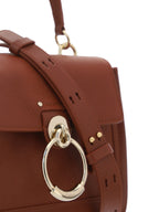 Chloé Brown Calf Leather Tess Handbag