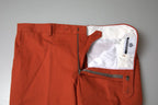 BENCIVENGA Orange Straight Fit Men Formal Trousers Pants