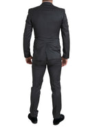 Dolce & Gabbana Gray 2 Piece Double Breasted SICILIA Suit