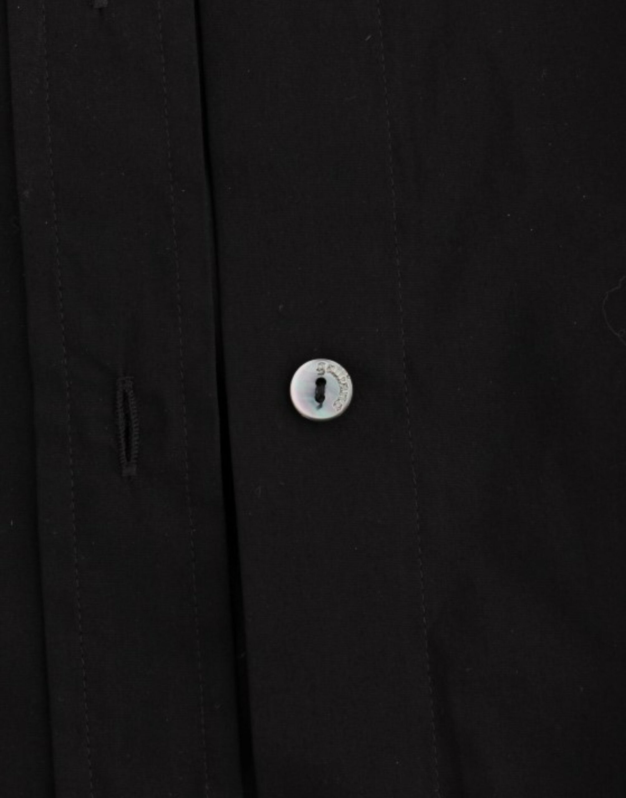 John Galliano Black cotton shirt top