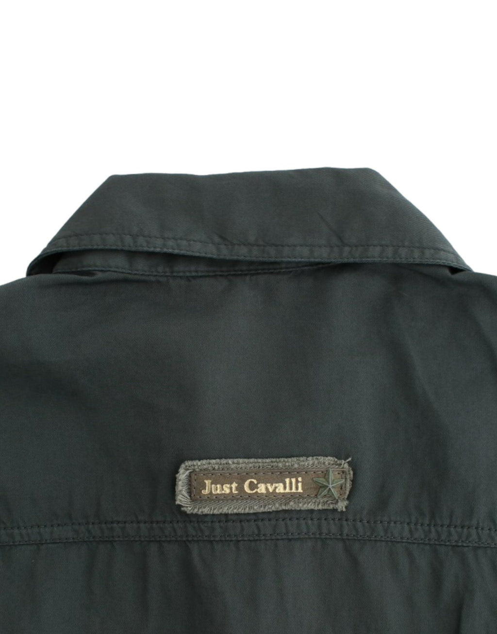 Cavalli Gray button down shirt