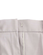 Cavalli Gray high waist pants