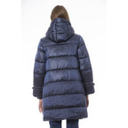 Baldinini Trend Light Blue Nylon Jackets & Coat