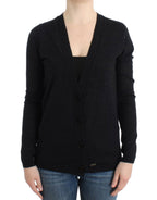 Costume National Gray wool alpaca cardigan