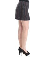 Costume National Gray wool mini skirt