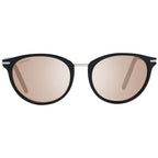 Serengeti Black Acetate & Metal Sunglasses