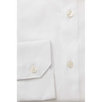 Bagutta White Cotton Men Shirt
