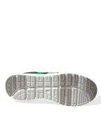 Dolce & Gabbana Multicolor Leather Suede Low Top Sneakers Shoes