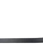 Dolce & Gabbana Black Suede Leather Gold Metal Buckle Belt