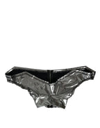 Dolce & Gabbana Silver Polyester Stretch Top