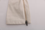 Ermanno Scervino White Slim Fit Casual Jeans