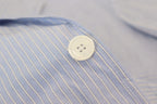 Dsquared² Blue Striped Single Breasted Formal Coat Blazer